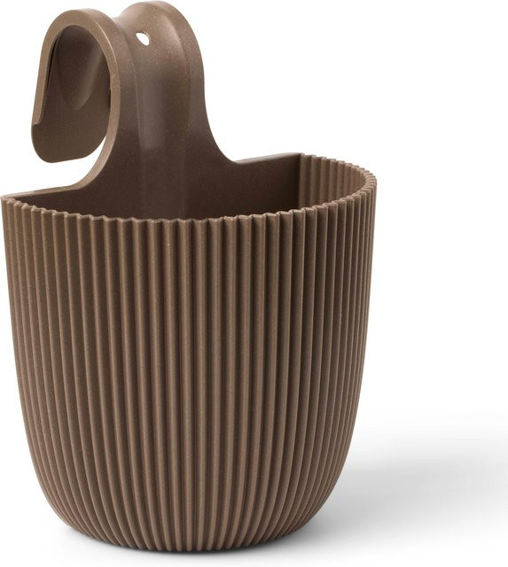 CAPI EUROPE Balkongeländer-Kasten Groove in Warm Taupe - Bild 1
