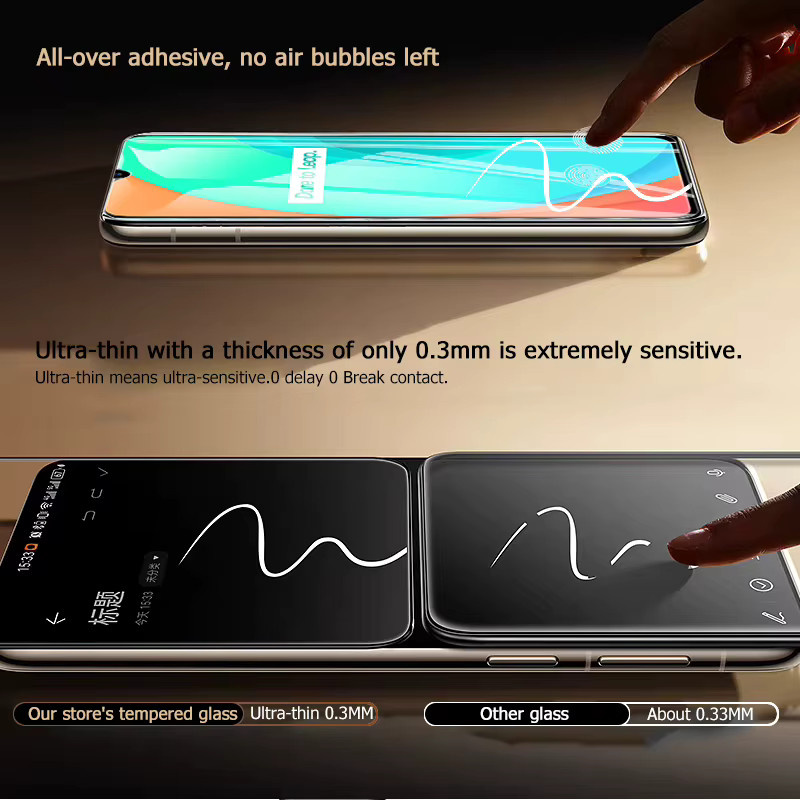 3er-Set Gehärtetes Glas Displayfolie für Realme C11, Transparent, HD-Schutz mit Fingerabdruck-Funktion und Anti-Explosion-Technologie - Bild 4