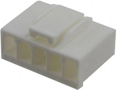 Molex Buchsengehäuse-Kabel weiß mit 5 Polen und 3,50 mm Rastermaß - Bild 1