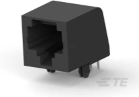 TE Connectivity Standard Modular Jack 5520426-4 Schwarz - Bild 1