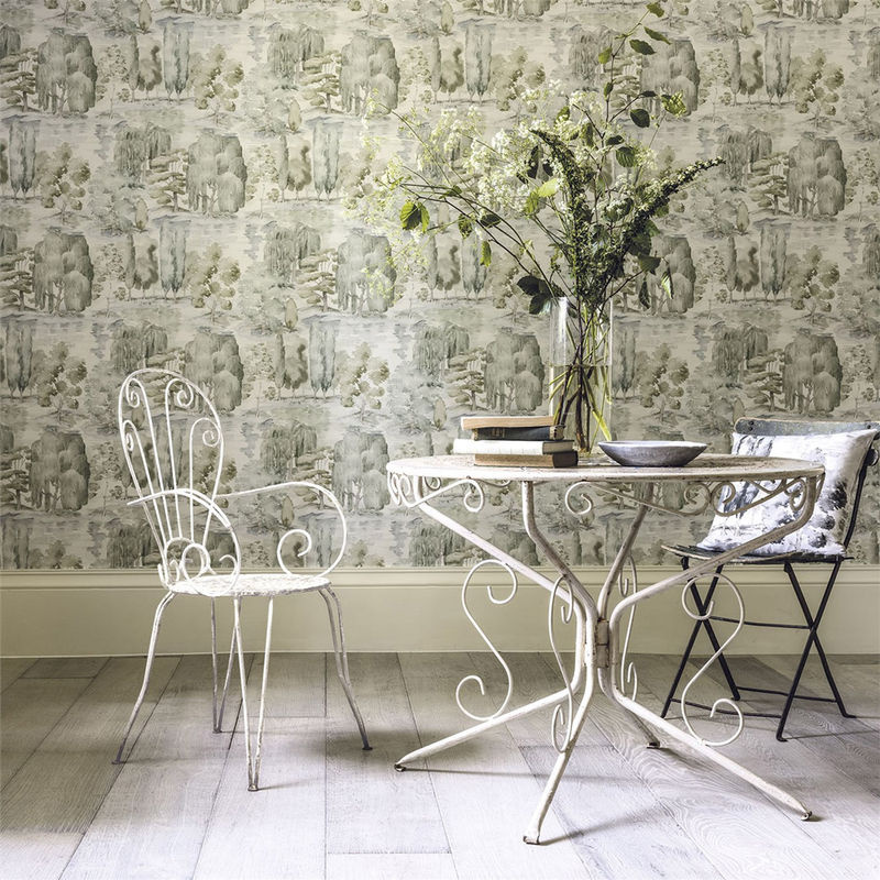 Sanderson Tapete Waterperry Willow/Olive in Grün mit botanischem Naturmotiv als Vlies-Tapete - Bild 2
