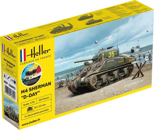 Heller Sherman - Starter Kit, Fahrzeuge, 1:72 - Bild 1