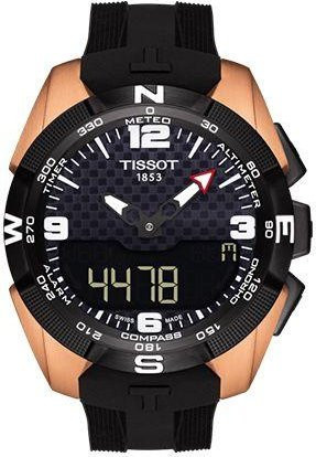 Tissot Smartwatch, Quarz, Titan, Edelstahl, Schwarz, Herren - Bild 1