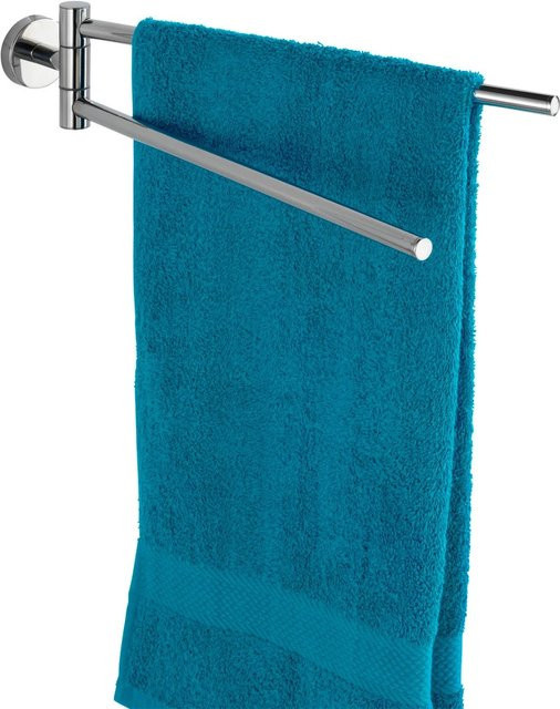 Wenko Handtuchhalter Bosio mit 2 Armen aus Edelstahl in Silber Glänzend - Bild 1