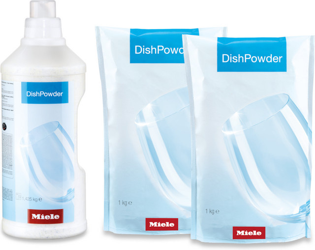 Miele DishPowder Geschirrspüler-Pulver Set in Weiß - Bild 1