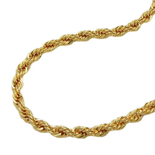 SIGO Armband Kordelkette, 375 Gold, 19 cm, Unisex - Bild 1
