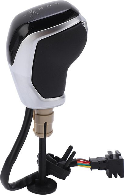 Neoglint Automatikschaltknauf mit LED-Anzeige und Kabelbaum Ersatz für Octavia Mk3 5E 2013–2019, Schwarz mit rotem Licht - Bild 1