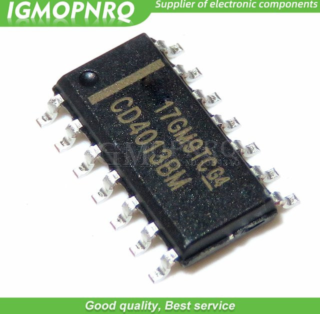 30 Stück CD4013 CD4013BM Dual D-Typ Flip-Flop Logik-Chip SOP-14 in Schwarz - Bild 1