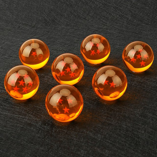 Bandai Dragon Ball Z Anime Figur, 7-teiliges Set, Orange - Bild 1