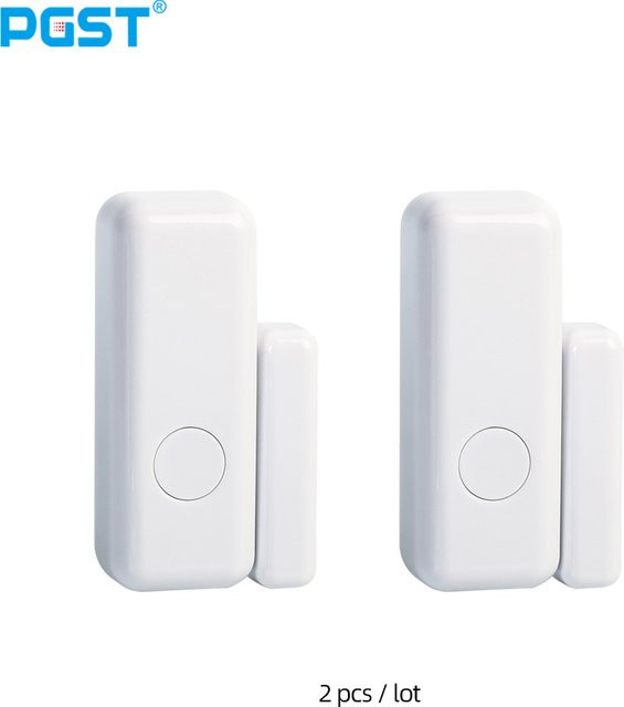 PGST PG103 Fenster-Tür-Sensor für 433 MHz Alarmsystem in Weiß mit App-Benachrichtigung - Bild 1