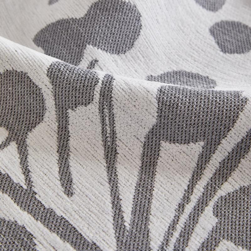 Rutschfester Chenille Sofabezug mit floralem Design in modernem Stil, B/B: 180 x 130 cm - Bild 2