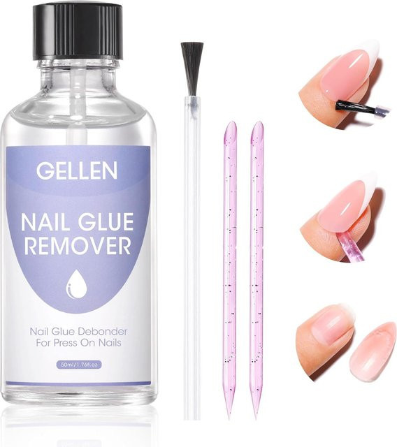 GELLEN Nagelkleber-Entferner, acetonfrei, 50 ml - Bild 1