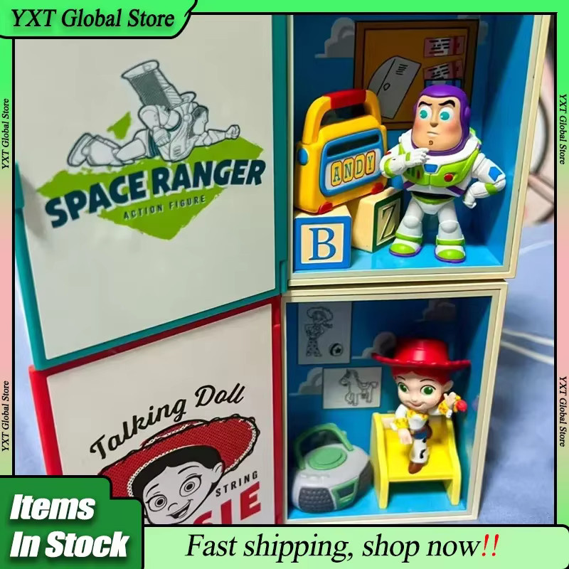 Popmart Toy Story Andy's Room Series Blind Box Anime Figur Woody und Jessie als Kawaii Ornament - Bild 2