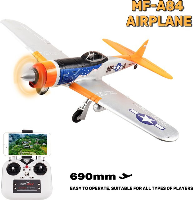 JIKEFUN MF-A84 Flugzeug, Starrflügelflugzeug, 1/16, ferngesteuert, mit Gyroskop - Bild 1