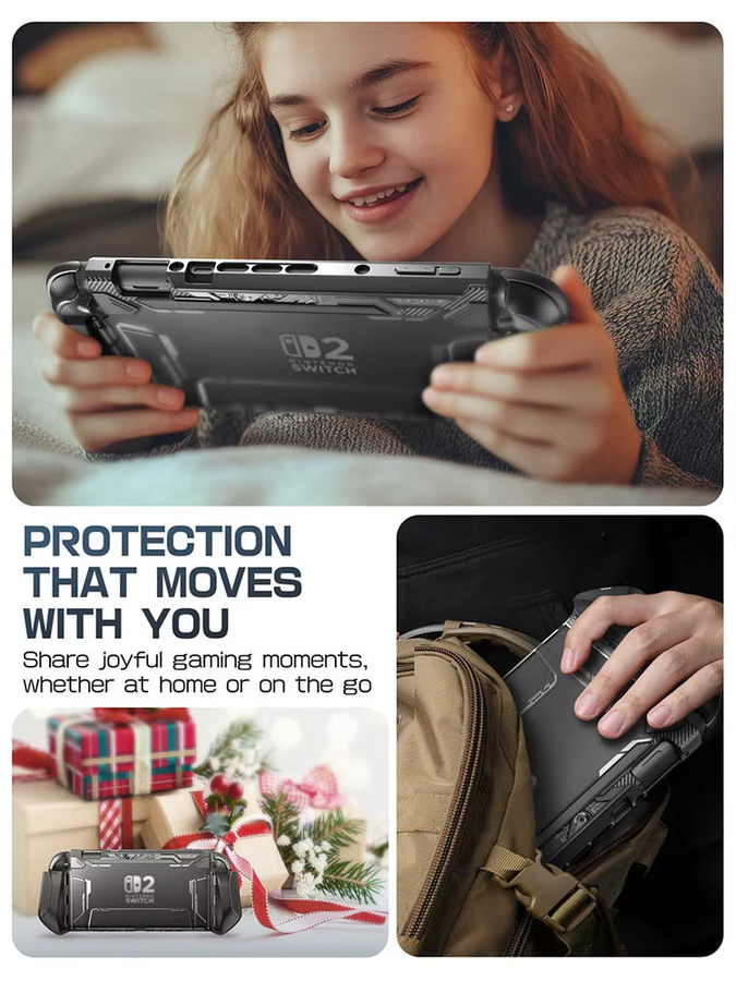 SUPCASE Blade Serie Schutzhülle für Nintendo Switch 2 mit TPU Griff in Grün - Bild 6