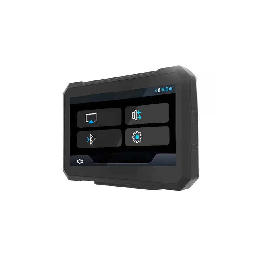 RICOEL 7-Zoll CarPlay Motorrad-Navigationssystem mit Bluetooth und GPS in Schwarz - Bild 7