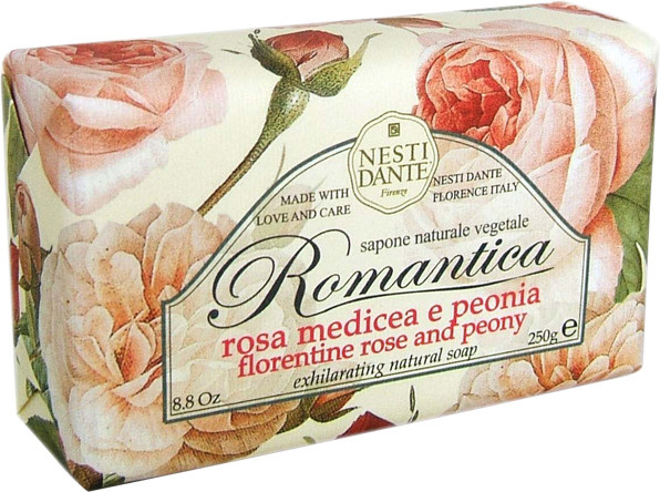 Nesti Dante Firenze Romantica Seife, Rose und Pfingstrose, Unisex - Bild 1