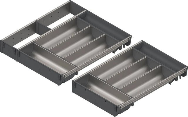 Blum Orga-Line Besteckeinsatz Schalen-Set Grau für Korpusbreite 901-999 mm, Nennlänge 450 mm, B/T/H: 38,0 x 60,0 x 75,0 cm - Bild 1