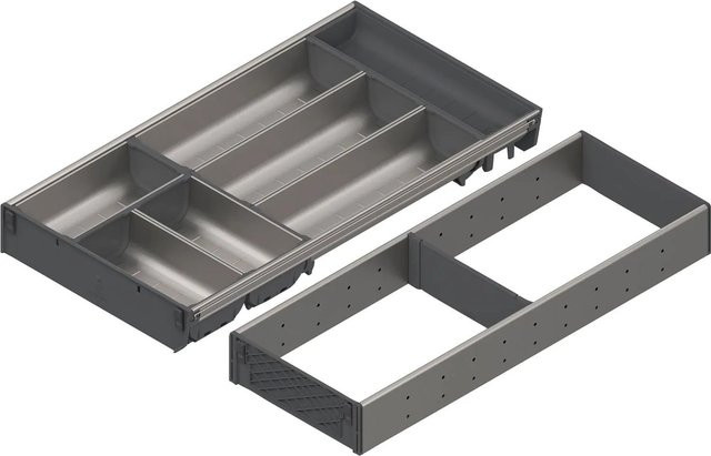 Blum Orga-Line Besteckset Grau für Korpusbreiten 1.100-1.199 mm mit Nennlänge 550 mm - Bild 1