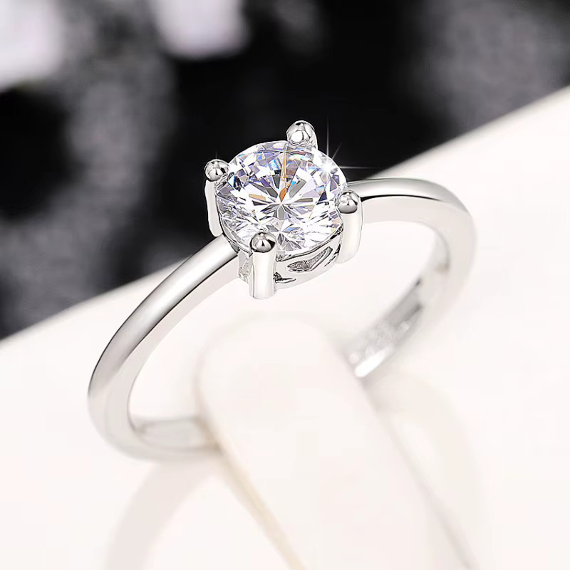 Huitan Ring, Zirkonia, Silber, Damen - Bild 3