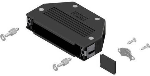 Conec SnapLock 16-003280E D-SUB Gehäuse aus Kunststoff mit 37 Polen in Schwarz - Bild 1
