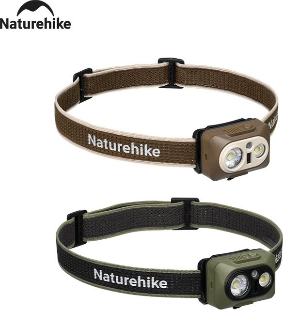 Naturehike Camping-Stirnlampe mit LED und Induktionssteuerung, wasserdicht und ultraleicht, Farbe: Braun - Bild 1