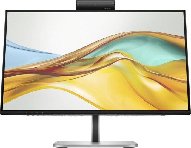 HP Series 5 Pro 524pm Konferenzmonitor, 23,8 Zoll Full HD IPS LCD mit Webcam und USB-C Hub, Schwarz/Silber - Bild 2