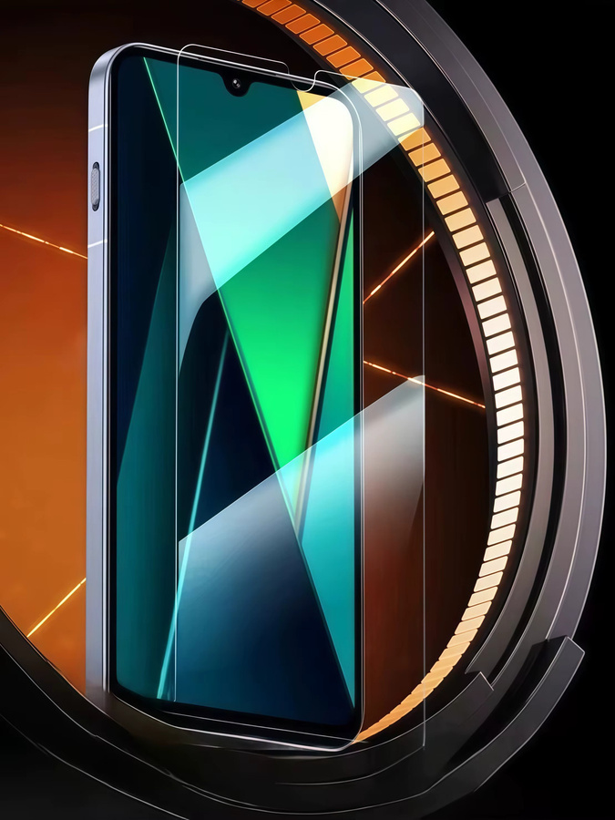 2 Stück Xiaomi Anti-Blau Schutzfolie aus gehärtetem Glas mit Vollabdeckung für Redmi 15C 14C 13C 4G 12C 13 12 in Transparent - Bild 3