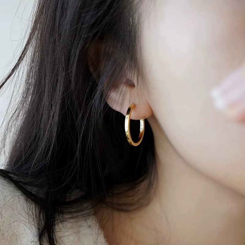 Anenjer Creolen, Gold, Punk-Style, Damen - Bild 2