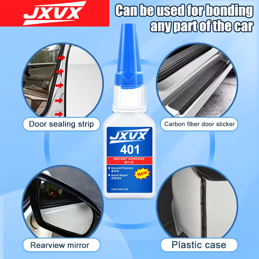JXVX 401 Mehrzweck-Superkleber Cyanacrylat in Transparent, 20 g - Bild 5