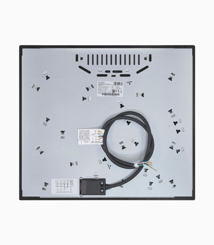 EKC601-BZ-490 Glaskeramik-Kochfeld in Schwarz, elektrisch, Einbaugerät mit Timer und Restwärmeanzeige, B/T/H: 59,0 x 52,0 x 6,4 cm - Bild 3