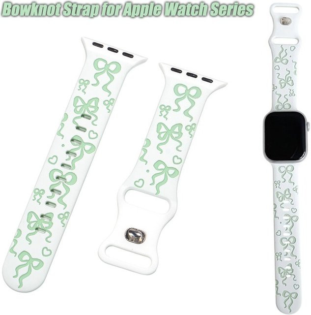 FancyWrist Uhrenarmband Silikon, Weiß, Verspielt - Bild 1