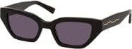 Mister Spex Blessed 2015 S21 Sonnenbrille, Cat Eye, Damen, Kunststoff, Schwarz, Grau - Bild 1