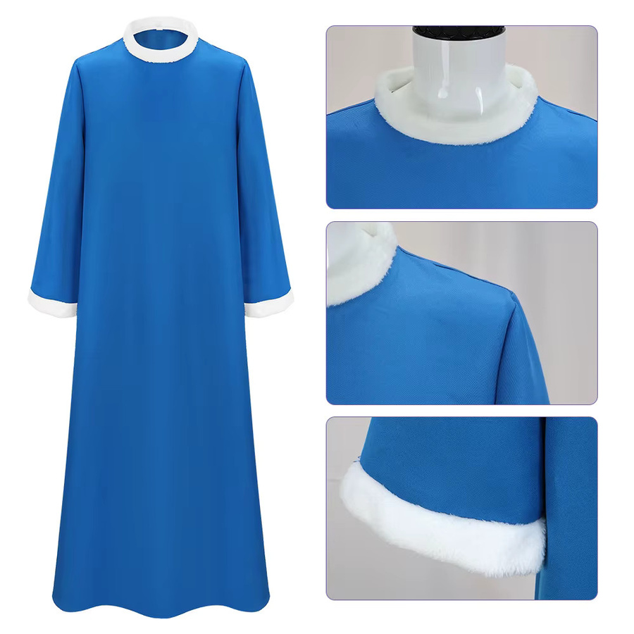ZOBOTT Blue Magikoopa Carmike Cosplay Kostüm, Super Mario, Blau - Bild 3