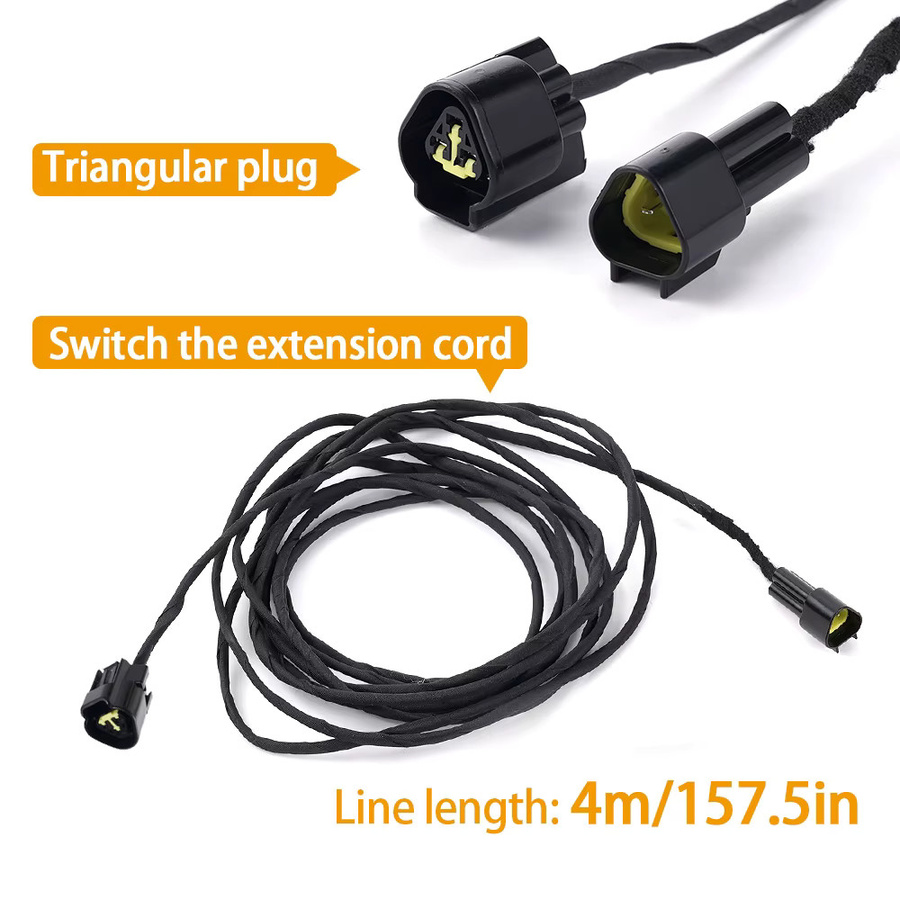 4M Kabeladapter für Dieselheizung mit LCD-Bildschirm, 12V/24V, Schwarz - Bild 2