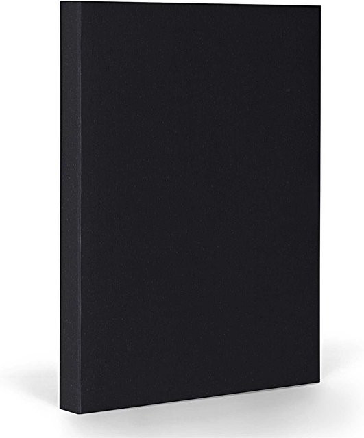 FANTASTICPAPER Notizbuch A5 blanko in Black-Silver mit Flexcover und Lesezeichen - Bild 1
