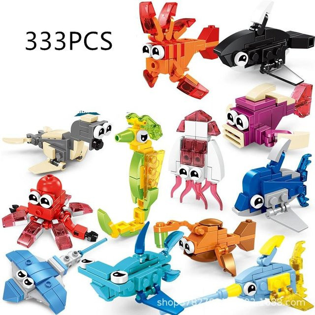 Yiran toy 1 Insekten Tiere Figuren Set, Mini Bausteine, ab 3 Jahren - Bild 1