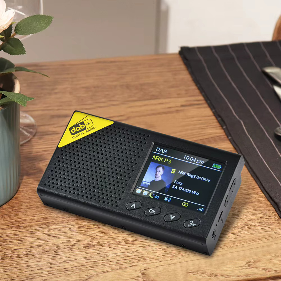 APWIKOGER Tragbares DAB/DAB+ und FM Radio mit Bluetooth 5.0 in Schwarz - Bild 4
