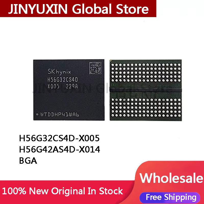 BGA Chip H56G32CS4D-X005 und H56G42AS4D-X014 in Schwarz - Bild 1