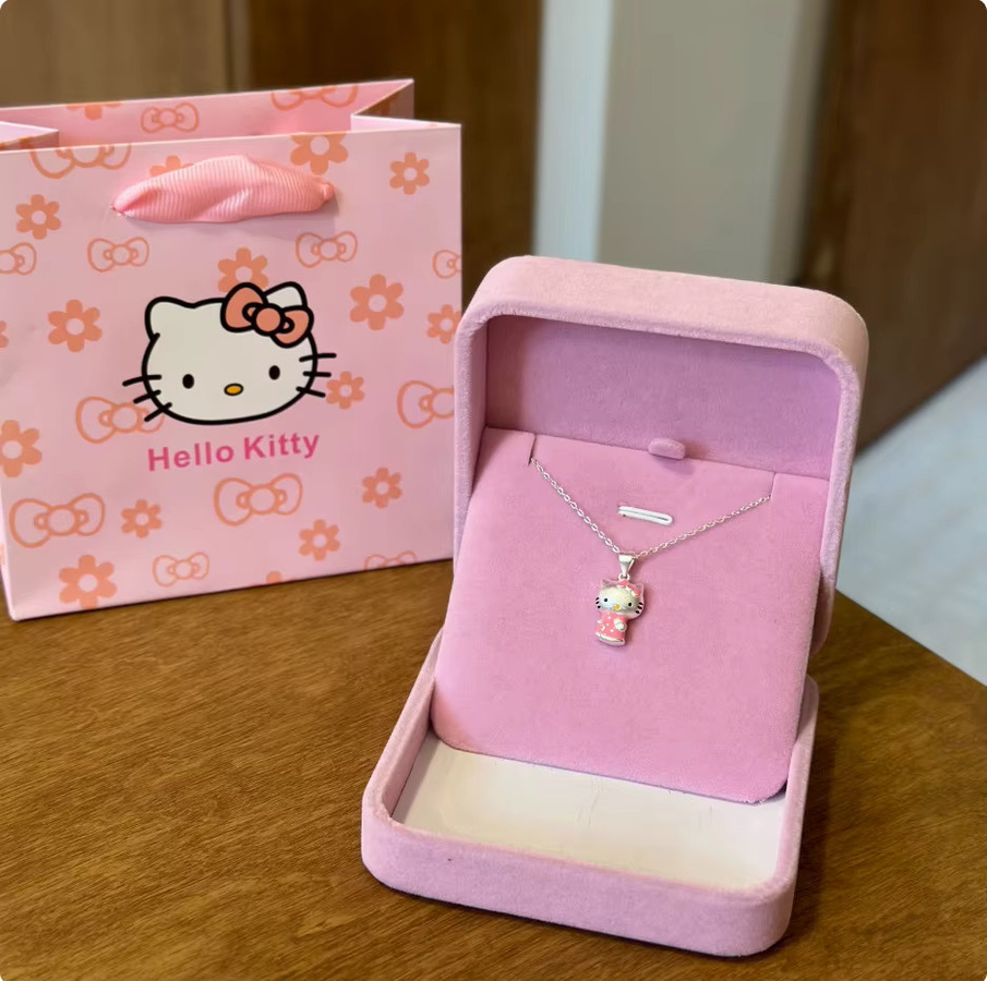 Keeppley Silberkette, Hello Kitty Anhänger, Silber, Damen - Bild 2