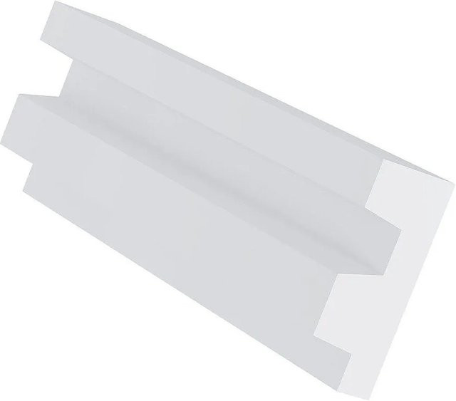 Vente-unique Sockelleiste Ardeo aus PVC in Weiß, Länge: 290 cm - Bild 1