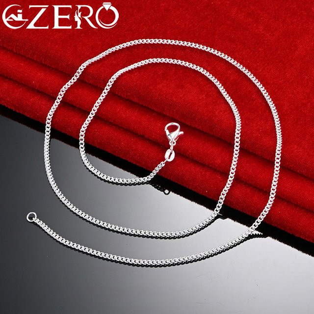 ALIZERO Halskette 925 Silber, 40-70 cm, Unisex - Bild 1