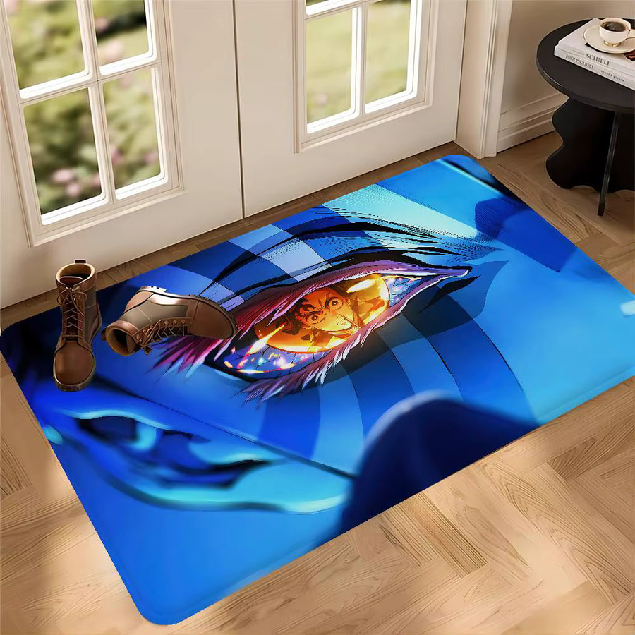 Potdemiel Anime Demon Slayer Rutschfeste Fußmatte für Badezimmer und Kinderzimmer B: 60 cm, T: 40 cm, H: 1 cm - Bild 5