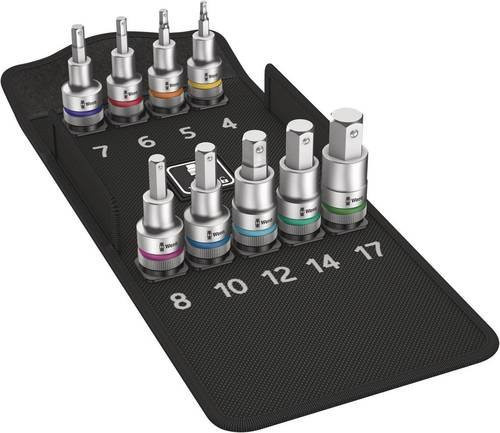 Wera Zyklop Bitnuss-Satz 8740 C HF 1 Innensechskant mit Haltefunktion, 9-teilig - Bild 1
