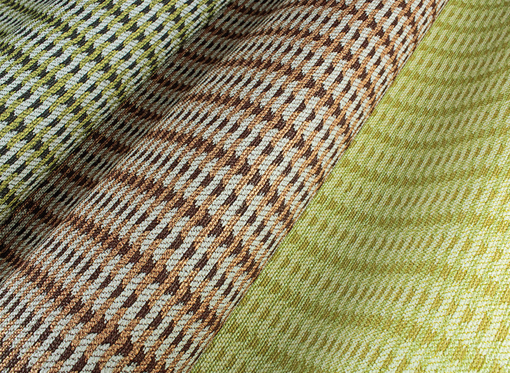 Missoni Home Tapete Mozart 10543 in Braun und Multicolour mit abstraktem geometrischem Design aus Vinyl - Bild 1