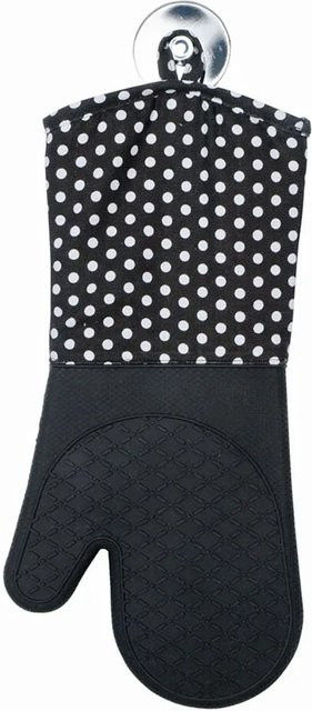 Wenko Topfhandschuhe aus Silikon in Schwarz, 1 Paar - Bild 1