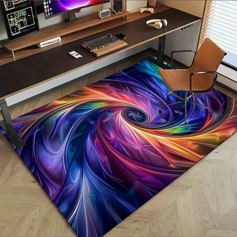 Living Need F Rutschfester Teppich in lebendigen Farben, Modernes Design aus Polyester, B/T: 90 x 60 cm, Mehrfarbig - Bild 4