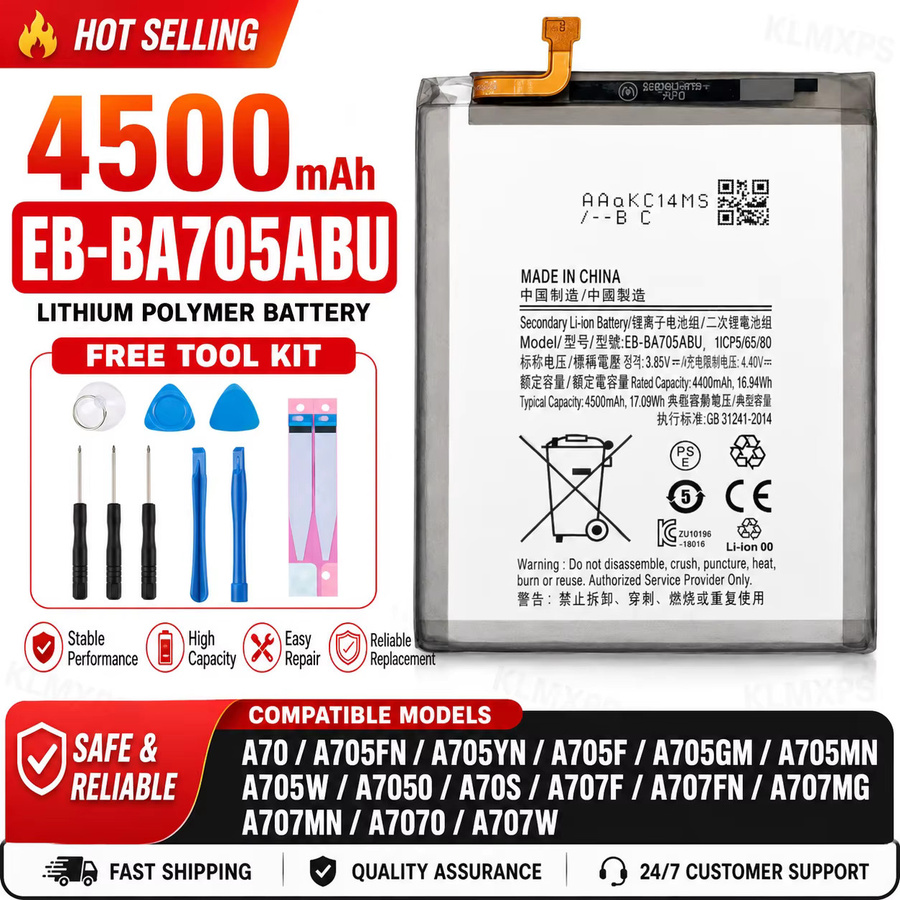 Ersatzakku für Samsung Galaxy S21 S21 Ultra S21 Plus S20 FE A41 A51 5G A70 Note 20 Note 20 Ultra A02S - Bild 6