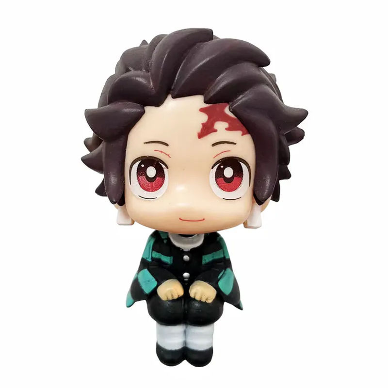 Bandai Ghost Slayer Anime Jiro You Bean Charakter Figur, PVC Modell Ornament, mehrfarbig, Höhe: 9 cm - Bild 4