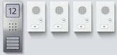 Siedle Audio-Set CAB 850-4 E/W Basic in Edelstahl gebürstet Silber - Bild 1